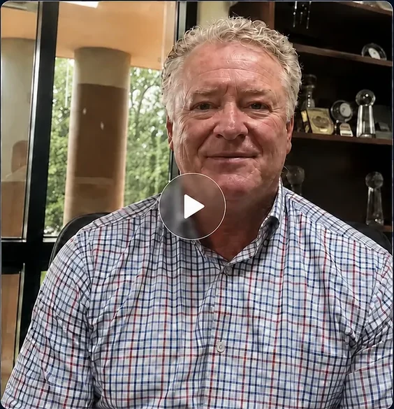 Mark McDermott, Owner of Touching Hearts at Home offices in Upstate New York, in his client video